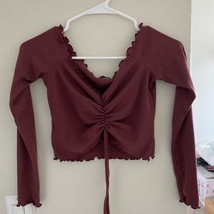 Nasty Gal tie cinched top